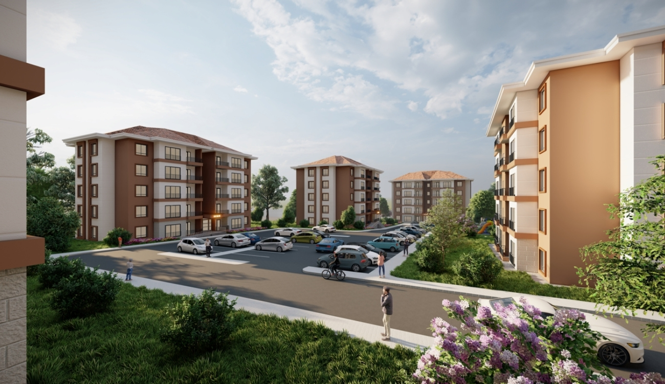 Çorum Osmancık Gürleyik Mahallesi 5. Etap Konut ve Dükkan Projesi